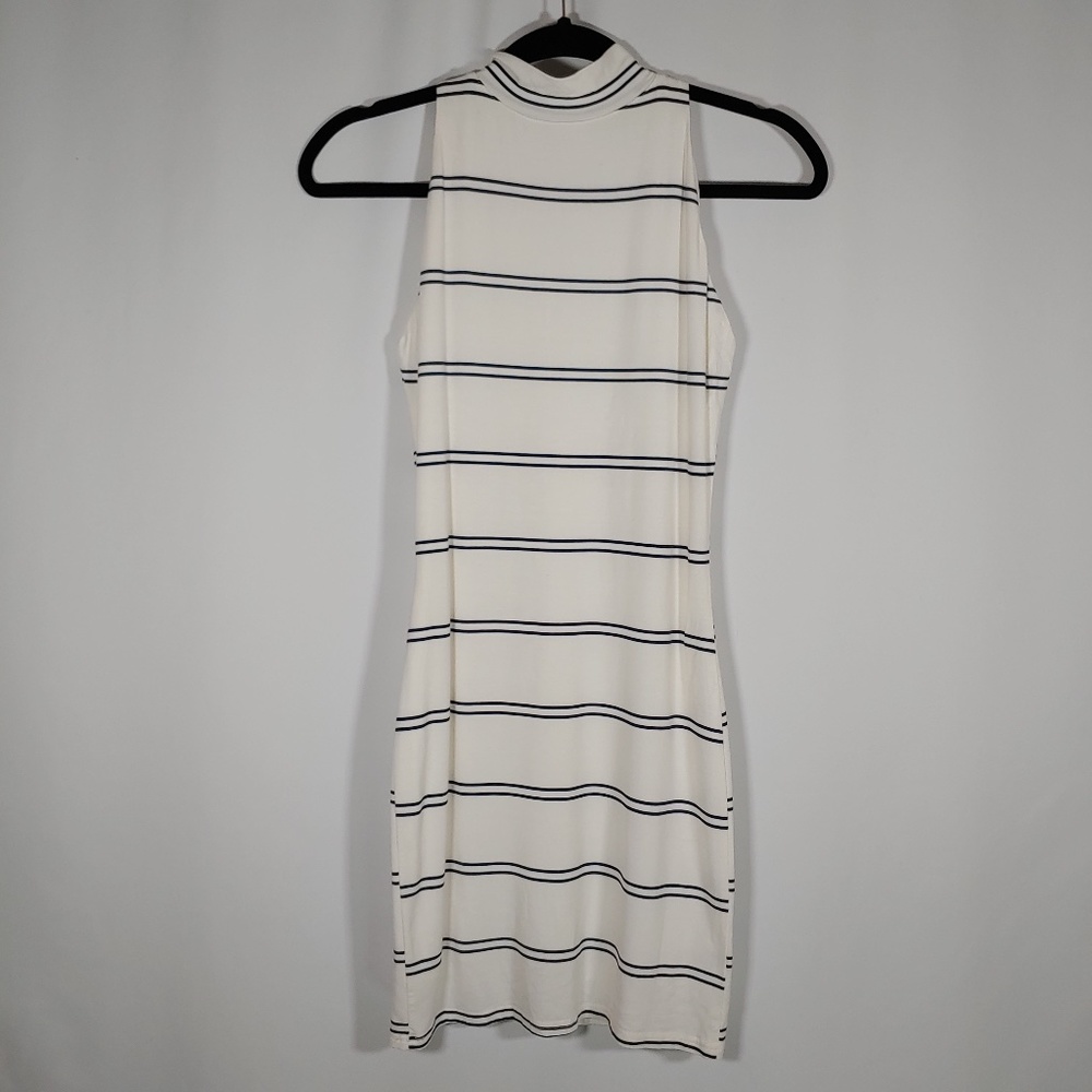 Karlie Women's High Neck Halter Form Fitted Sleeveless Mini Dress Size Medium